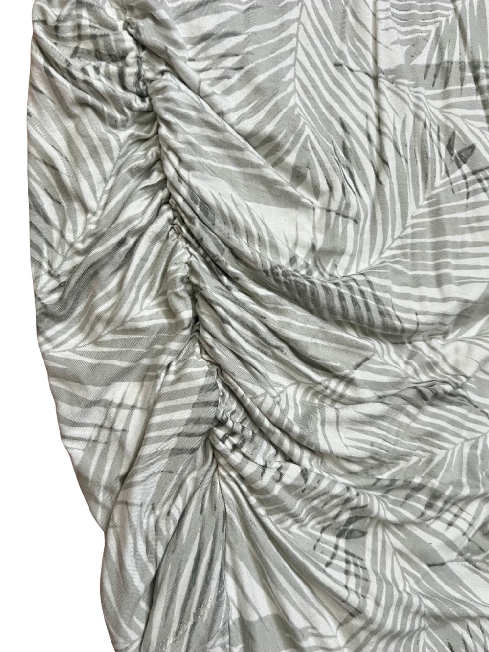 Lemon Tart x Versona Tropical Palm Ruched Midi Dress XS - Picture 4 of 5
